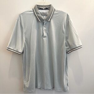 TED BAKER POLO SHIRT REGULAR FIT TEXTURED KNIT POLO Light Green 6/ XXL